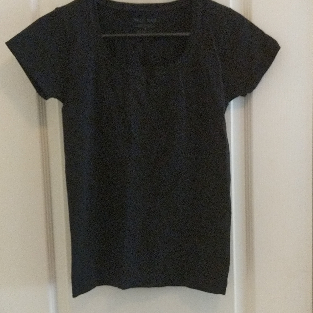 White House Black Market , med, black tee shirt